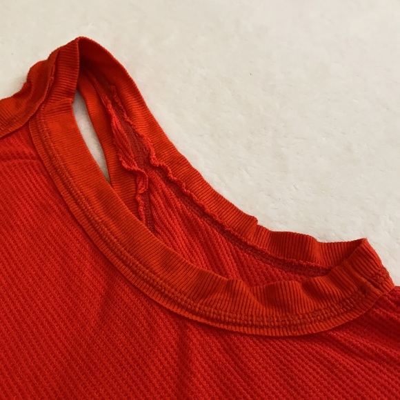{Urban Outfitters} Out From Under | Sleeveless Ribbed Crop Top Orange (M) - Picture 12 of 13
